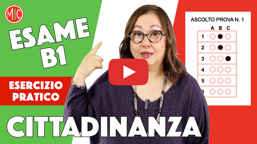 Esame B1 Cittadinanza - B1 Italian Citizenship Certification