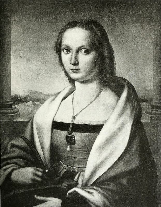 Dama col liocorno di Raffaello prima del restauro