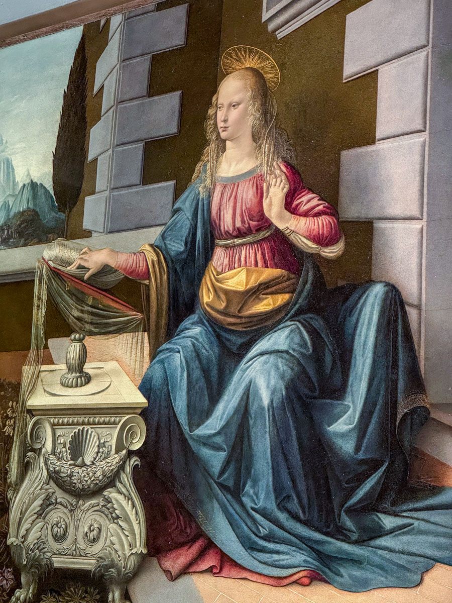 Leonardo da Vinci - Annunciazione