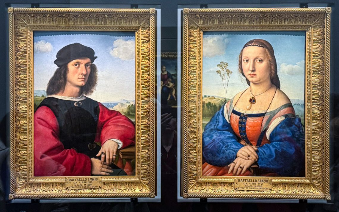 Raphael - Portraits of Agnolo and Maddalena Doni - Uffizi Gallery